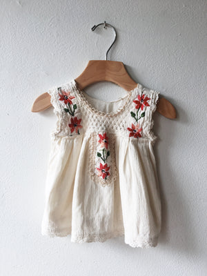 Vintage Embroidered Baby Tunic