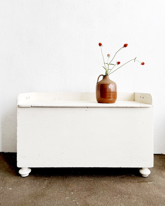 Vintage Handmade Storage Bench