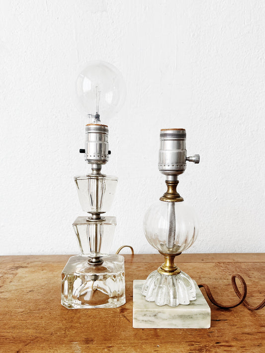 Antique Glass Lamp