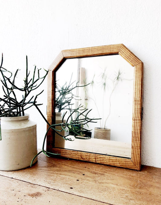 Antique Tiger Maple Mirror