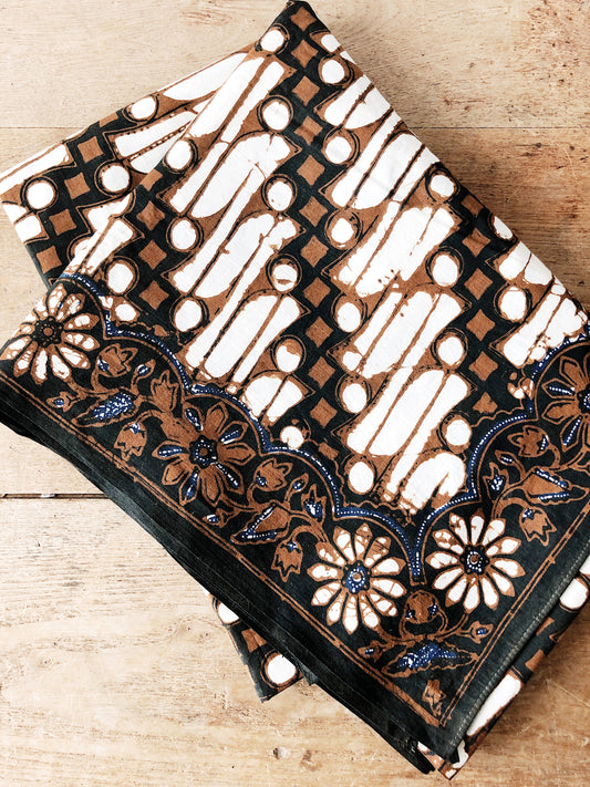 RESERVED Vintage Batik Fabric