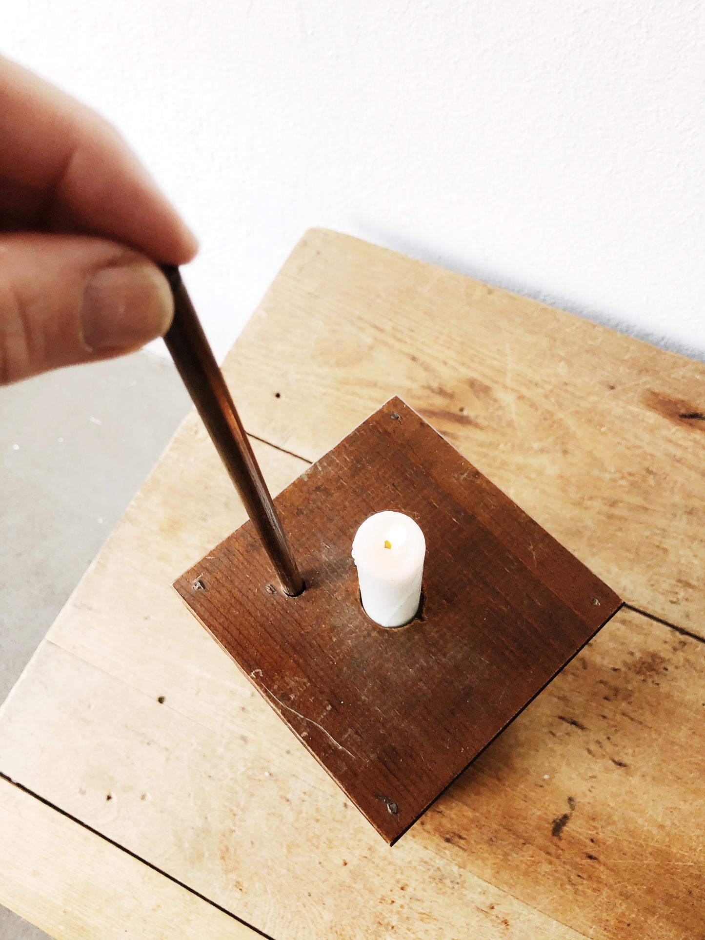 Vintage 1970s Candle Lantern