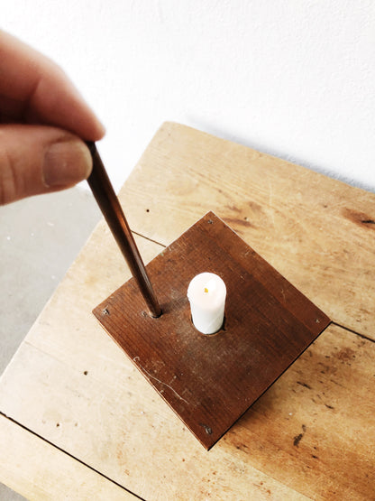 Vintage 1970s Candle Lantern