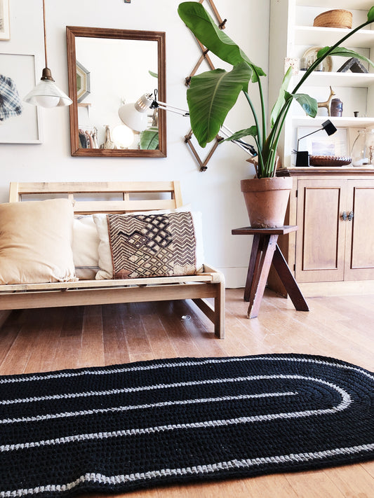 Vintage Oval Rag Runner