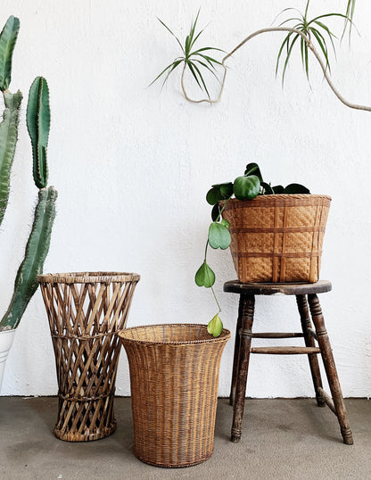 Vintage Plant Basket
