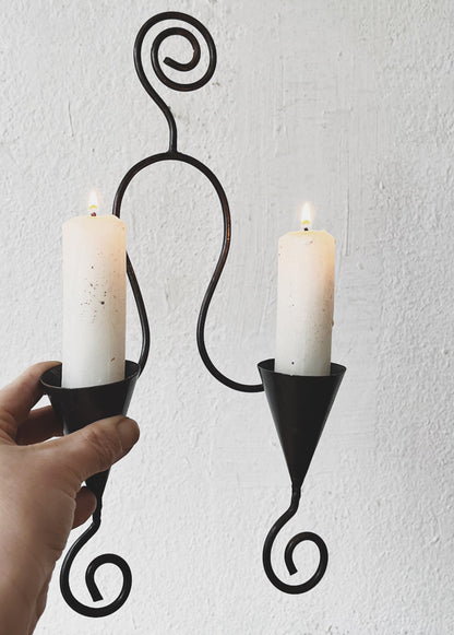 Whimsical Metal Candelabra
