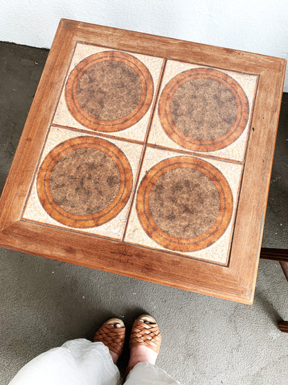 Vintage Tile Top Table Denmark