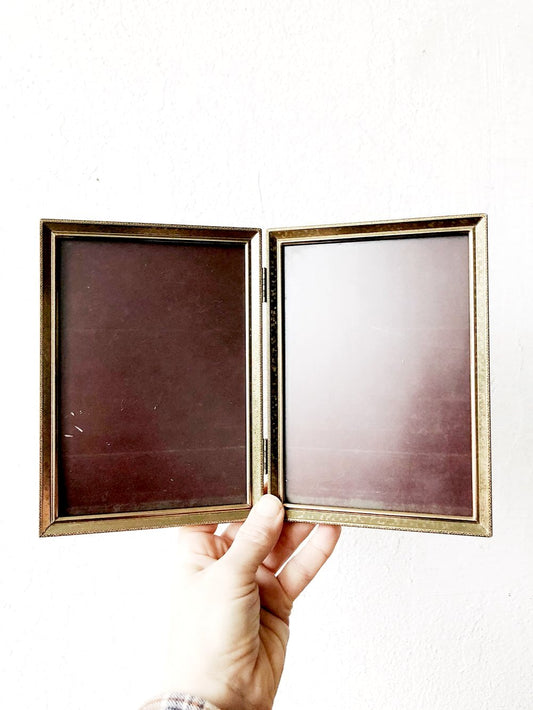 Vintage Gold Double Frame