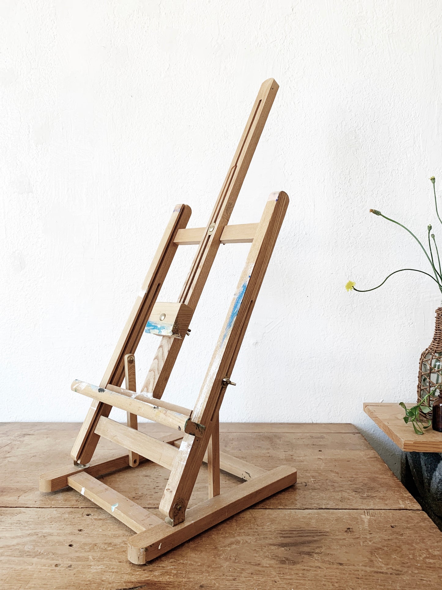 Vintage Adjustable Wood Easel