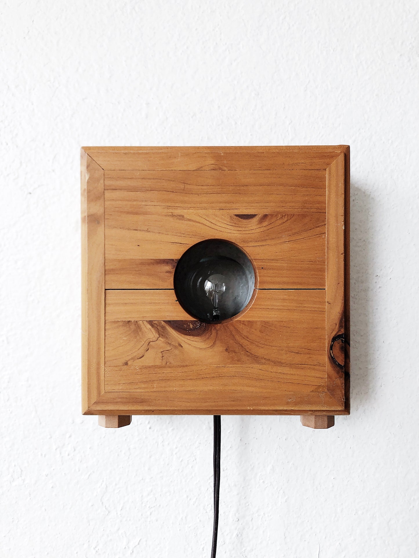 Vintage Handmade Modern Box Light