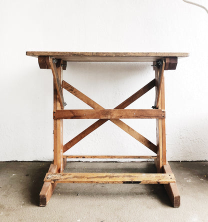 Vintage Handmade Drafting Table