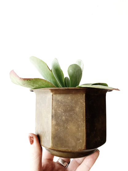 Vintage Brass Pot