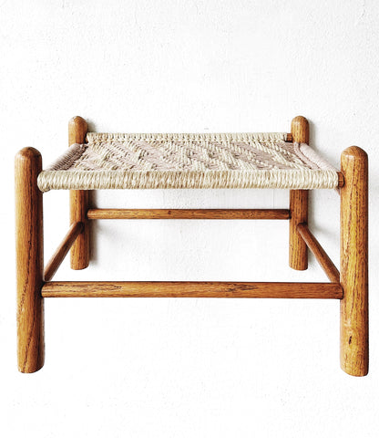 Vintage Woven Stool