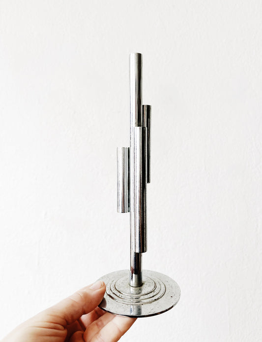 Art Deco Chase Chrome Bud Vase