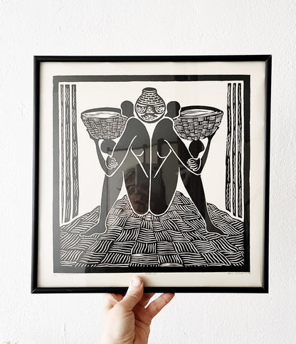 Original Linocut