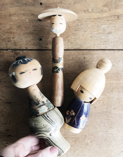 Vintage Kokeshi Doll