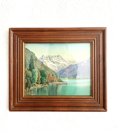 Vintage Framed Landscape