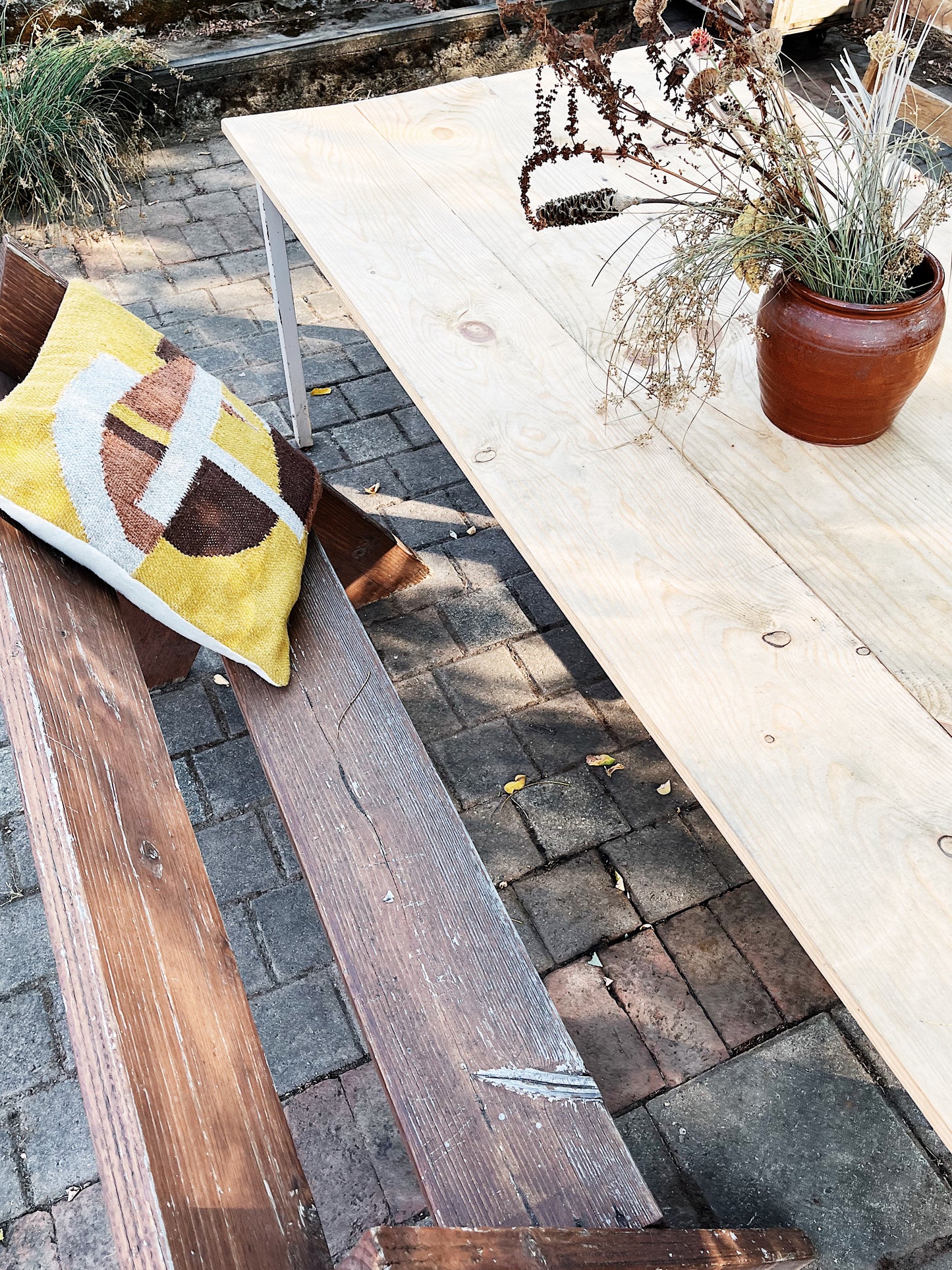 Modern Wool Kilim Pillow