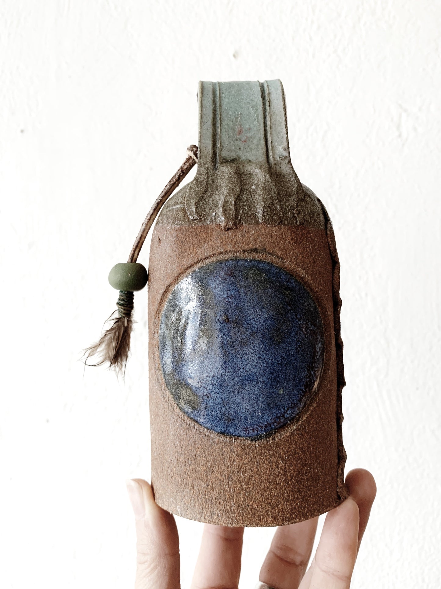 Vintage Handmade Stoneware Bell