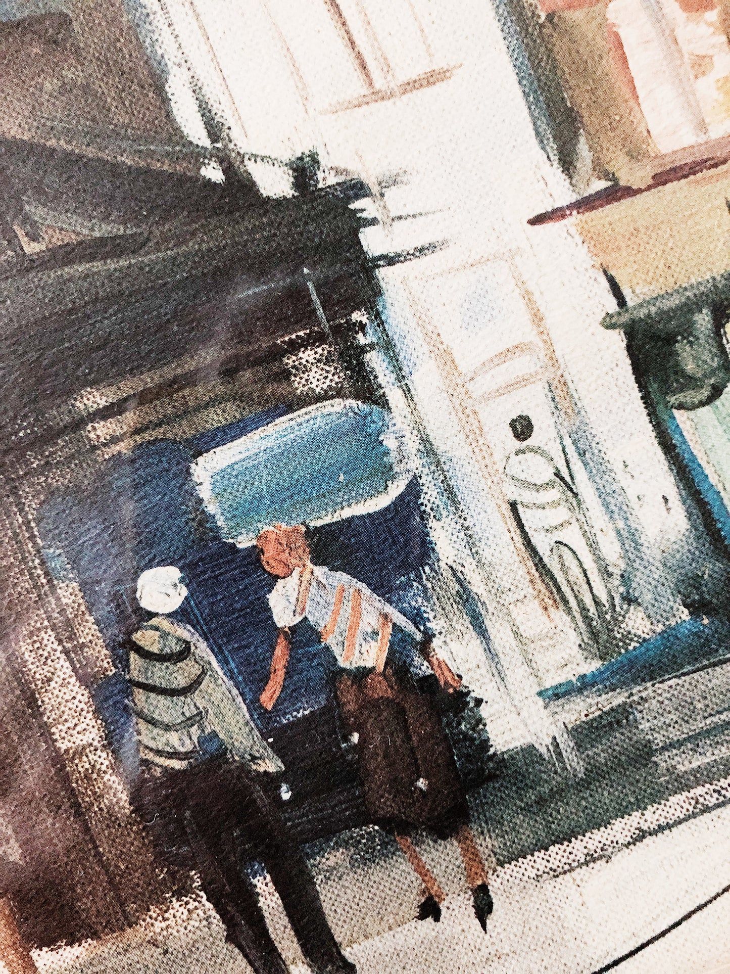 Mid Century Street Painting