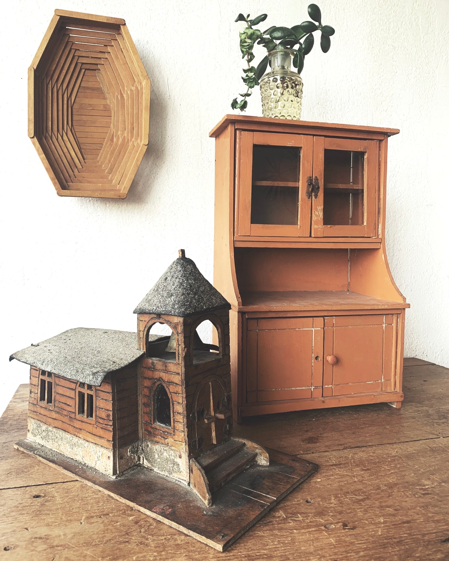 Vintage Doll Sized Hutch