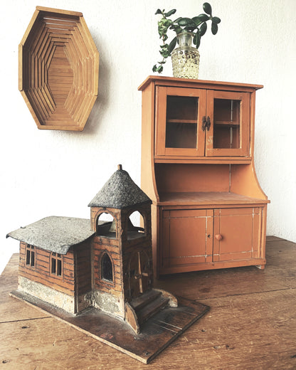 Vintage Doll Sized Hutch