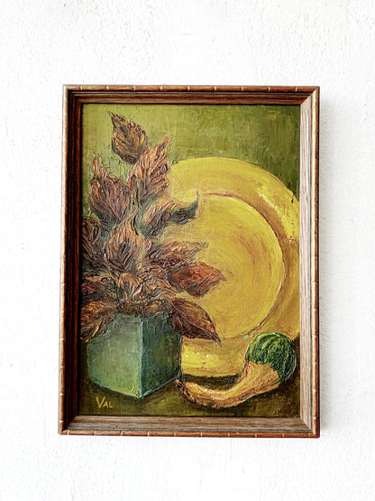 Vintage Framed Still Life Painting
