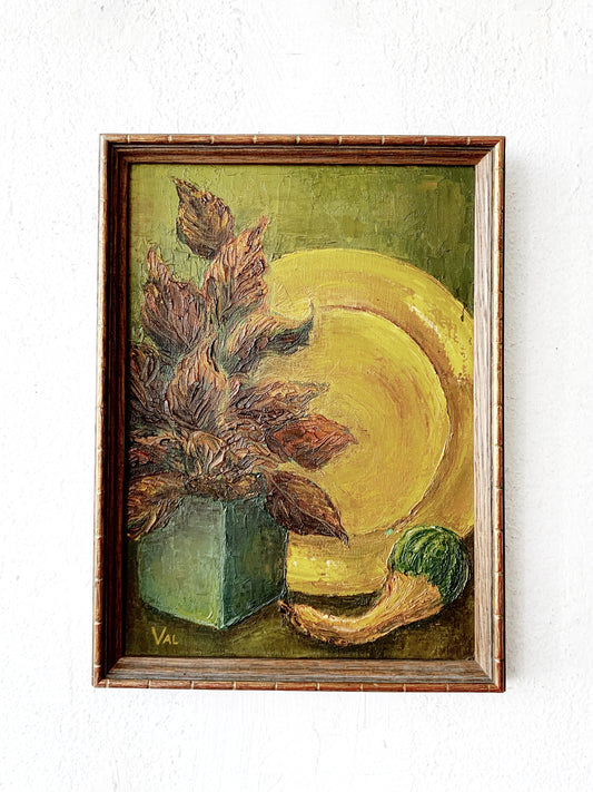 Vintage Framed Still Life Painting