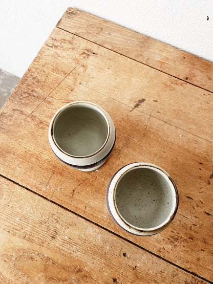 Vintage Otagiri Stoneware Goblets