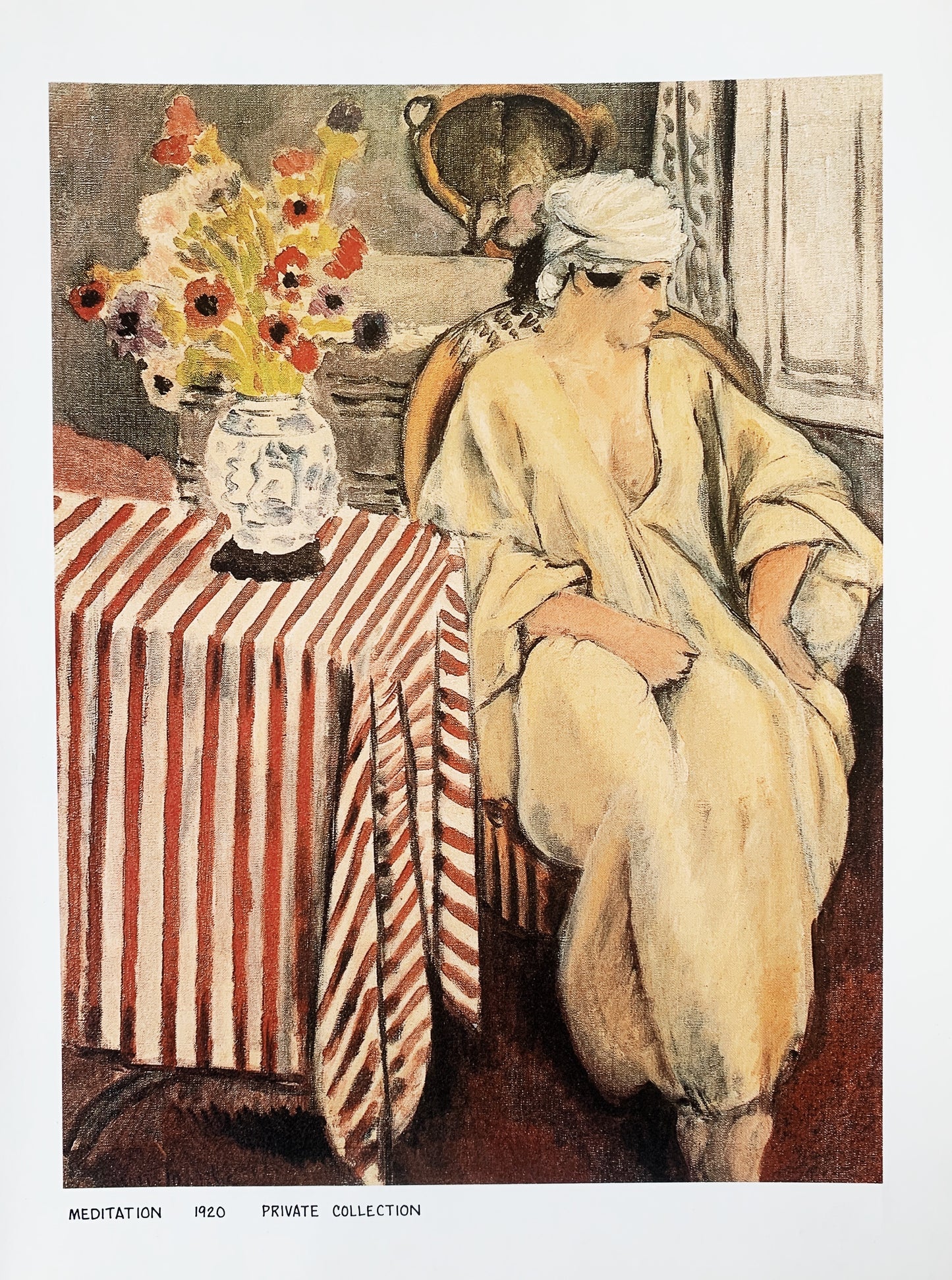 Vintage Matted Henri Matisse Art Print