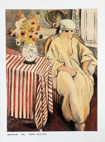 Vintage Matted Henri Matisse Art Print