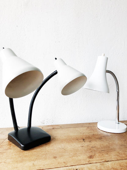 Mid Century Double Gooseneck Lamp