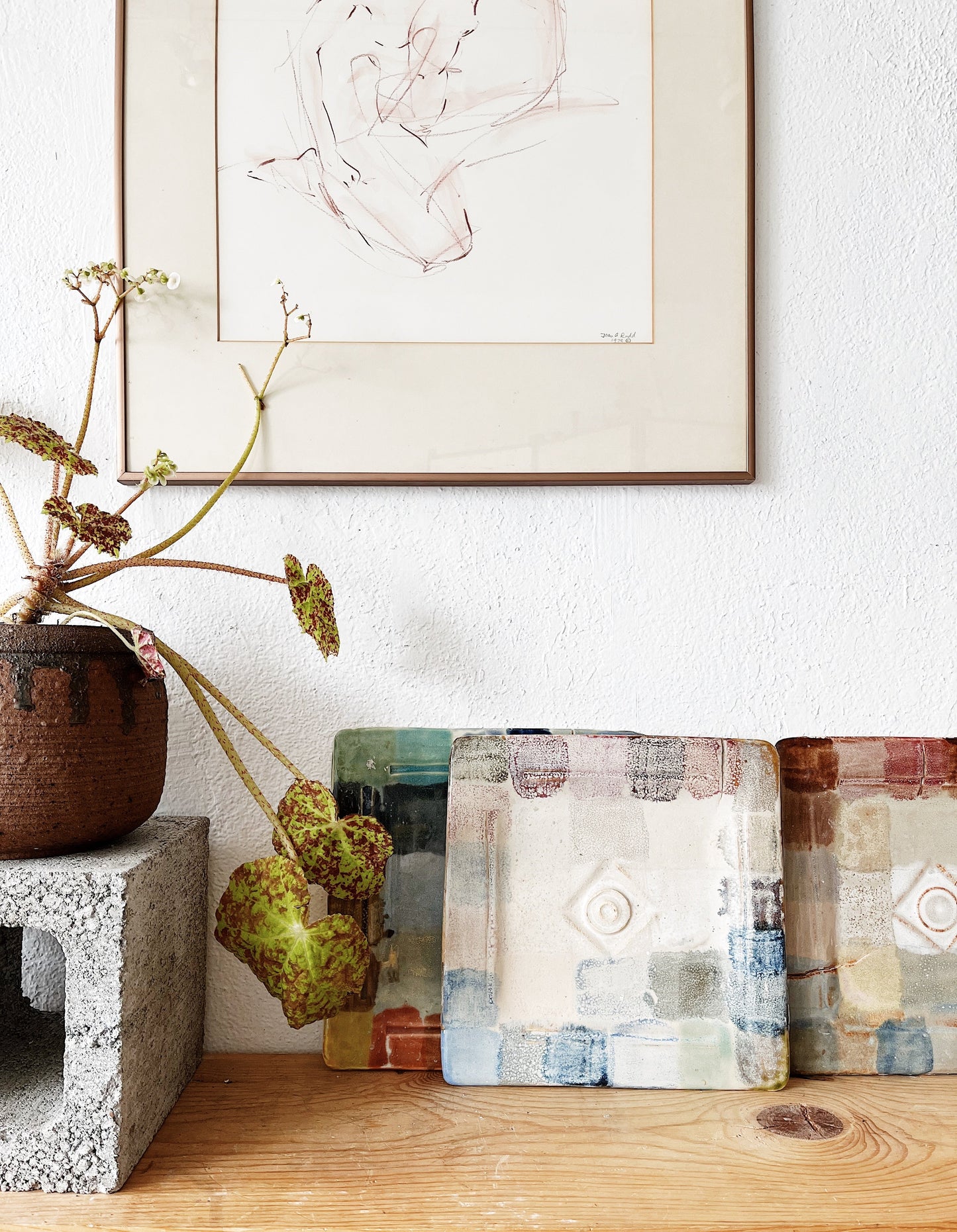 Handmade Glaze Test Plates