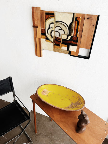 Primitive Wood Dough Bowl