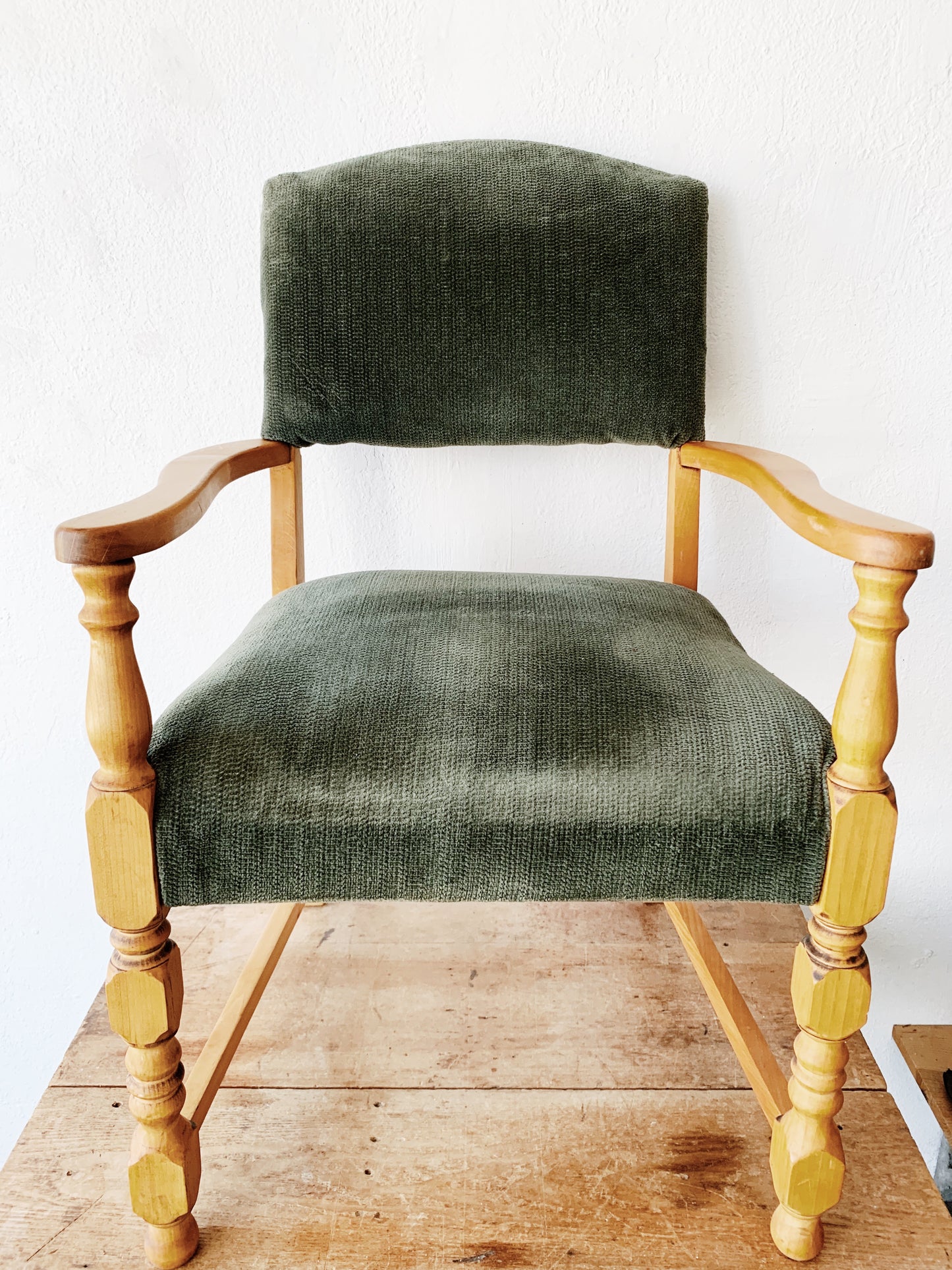 Vintage Upholstered Arm Chair