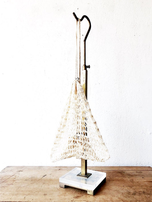 Vintage Lucite and Brass Display Rack
