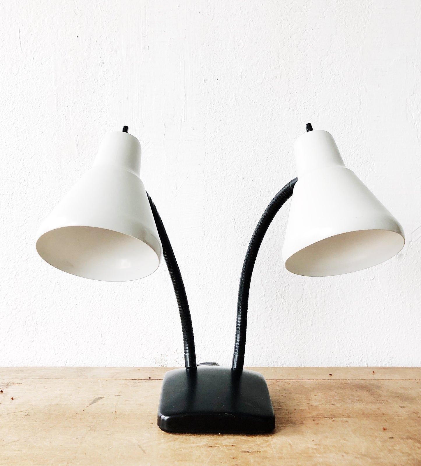Mid Century Double Gooseneck Lamp