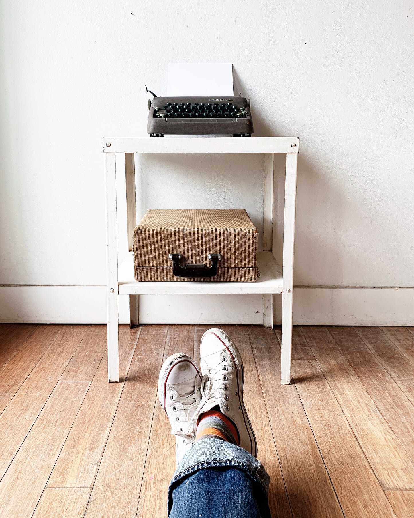 Vintage Industrial Metal Table