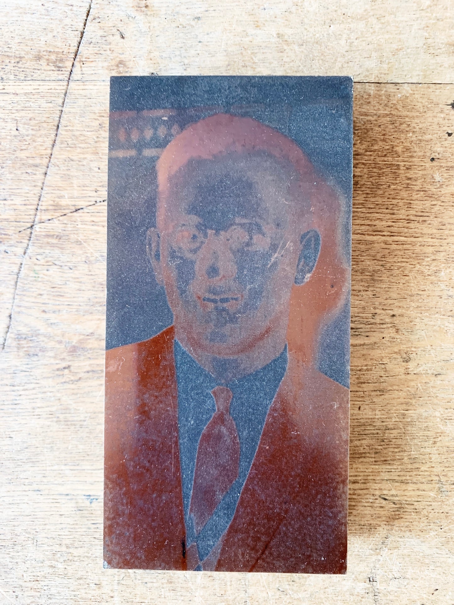 Copper Overlay Printing Block / Art