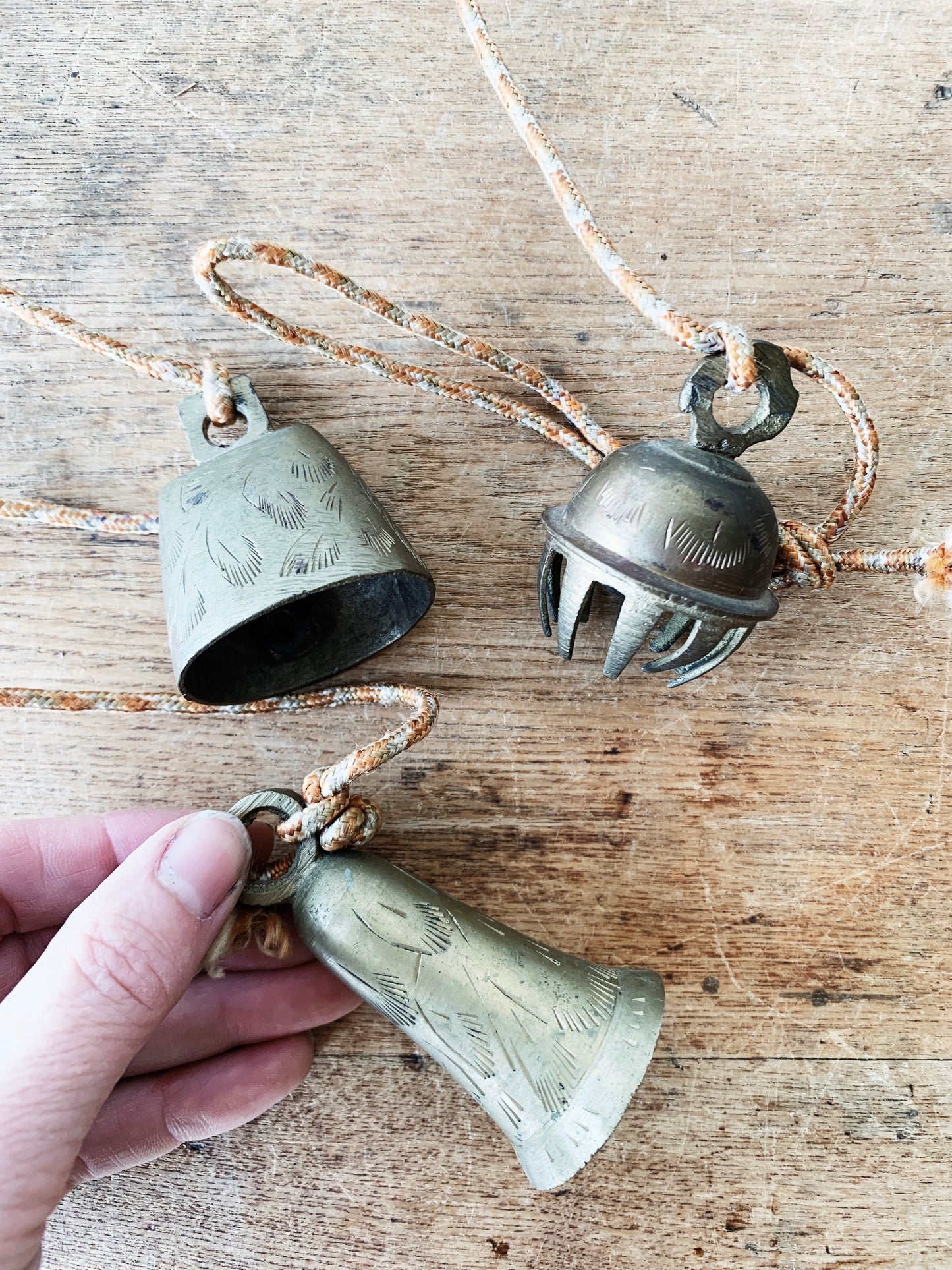 Antique Brass Bells