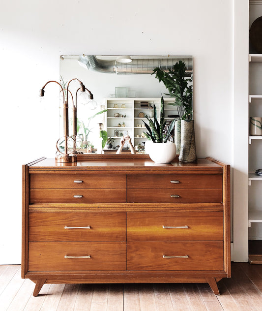 Mid Century Dresser with Mirror