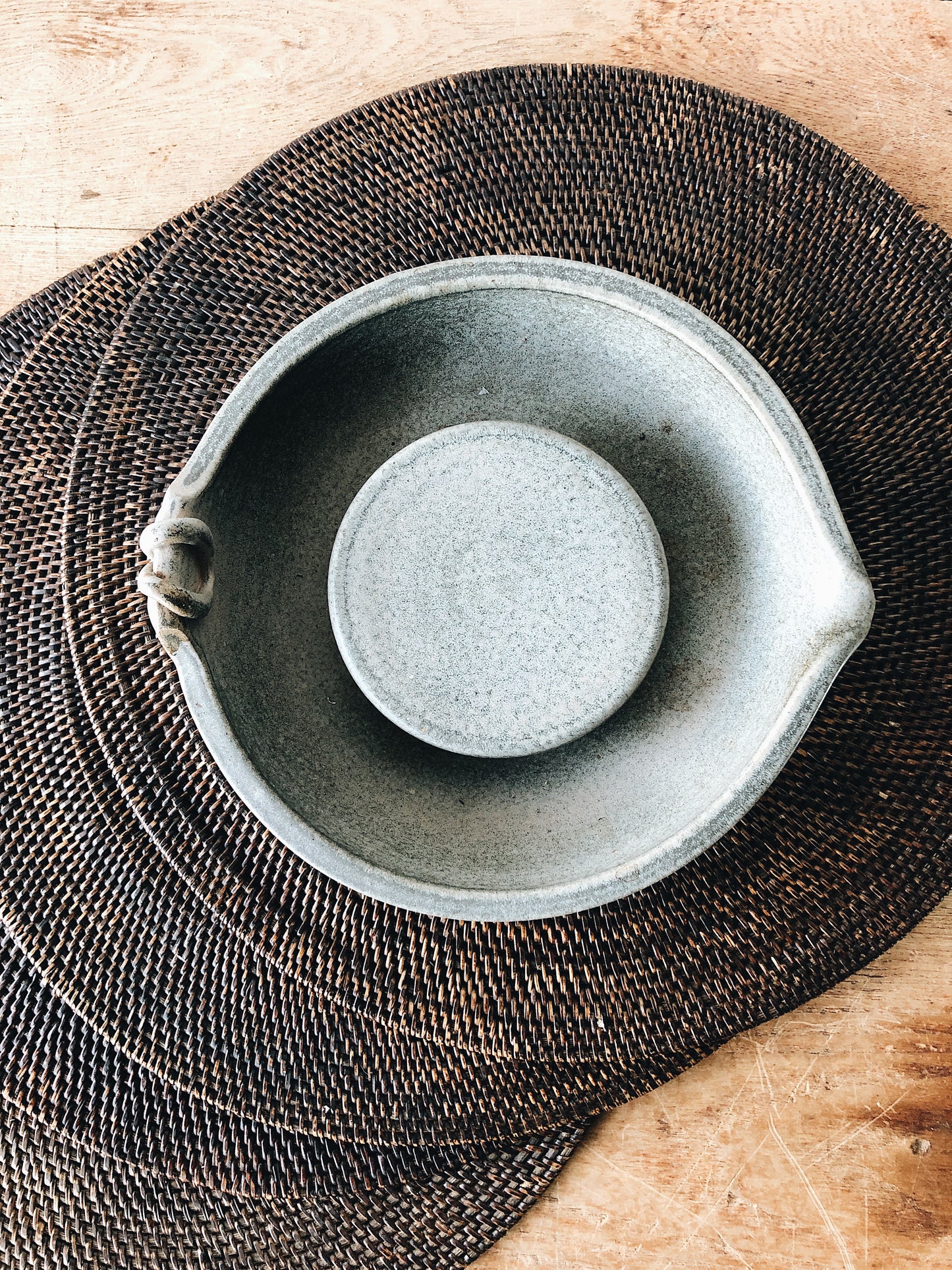 Set of Vintage Circlular Placemats