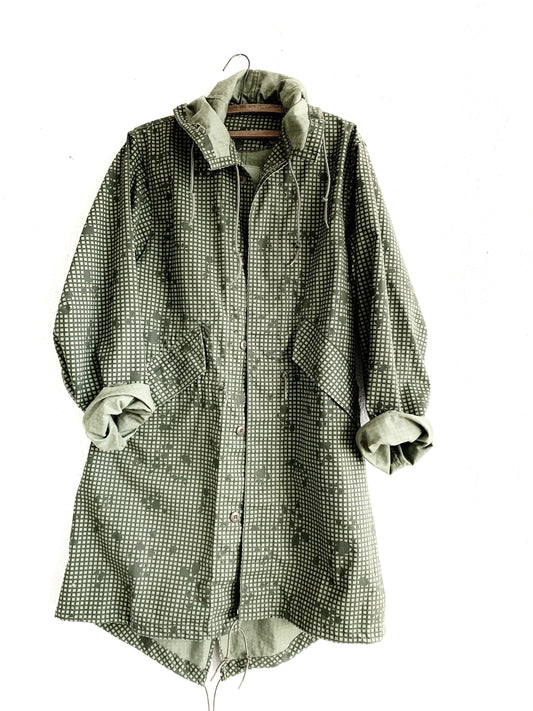 Military Desert Camo Hooded Parka