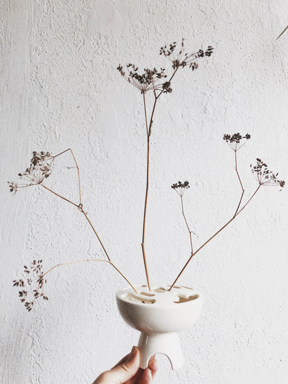 Vintage Ceramic Ikebana Vase