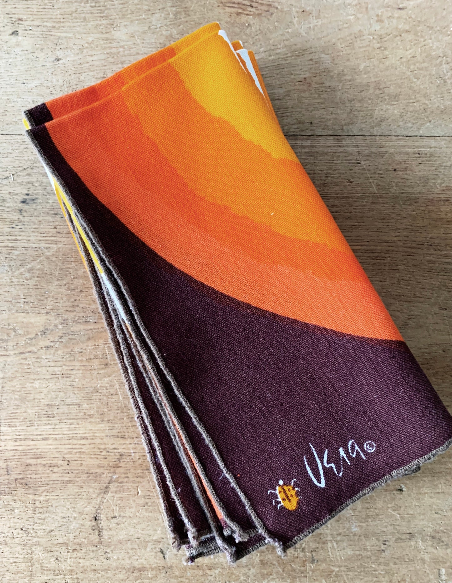 Vintage Vera Cloth Napkins Set of Six