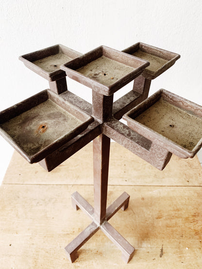 Tall Vintage Mission Style Candelabra