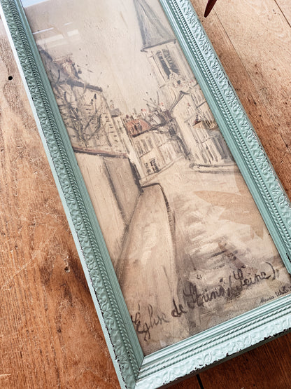 Mid Century Framed Maurice Utrillo Lithograph