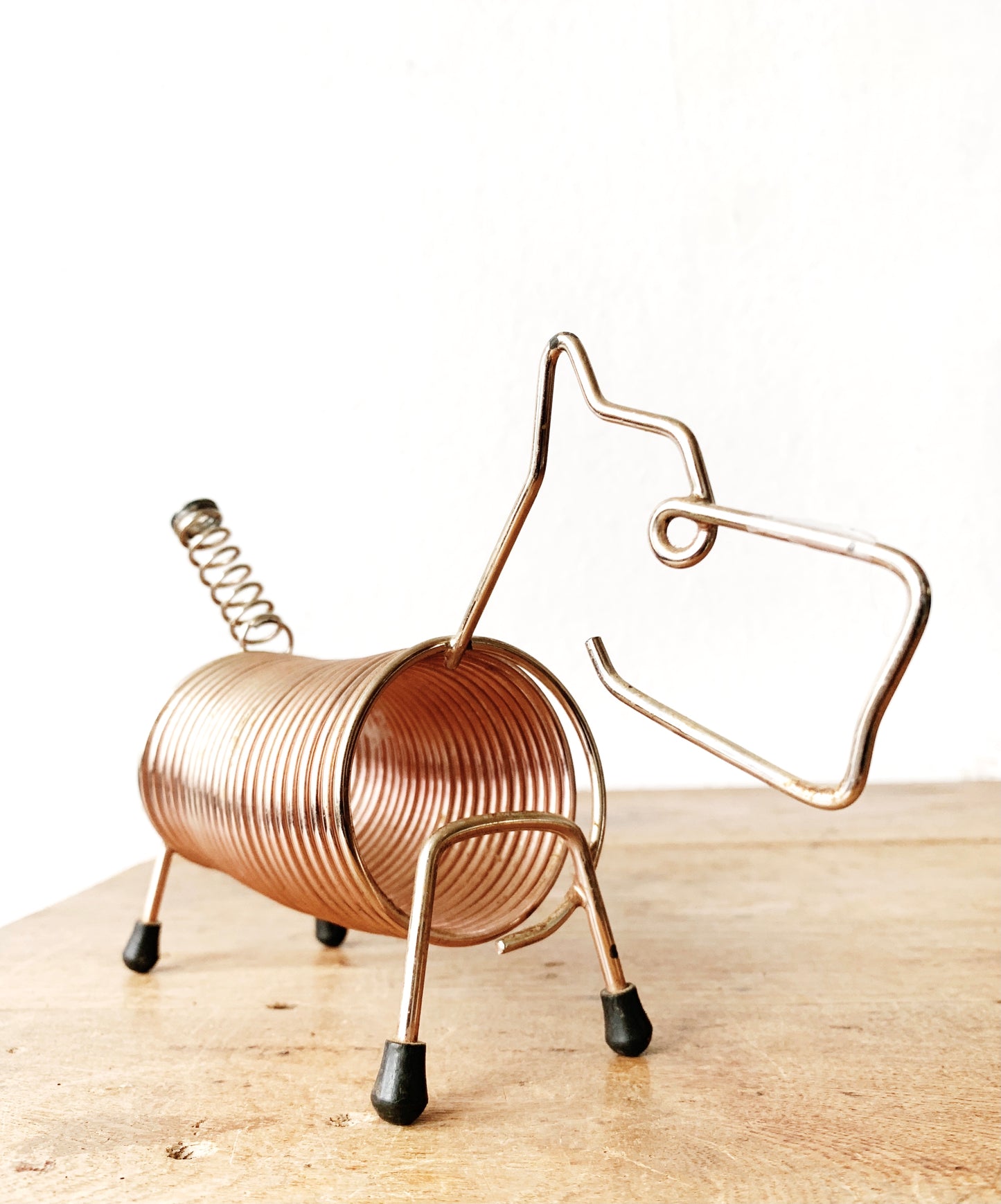 Mid Century Metal Coil Holder