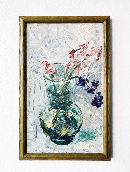 Vintage Floral Still Life Painting