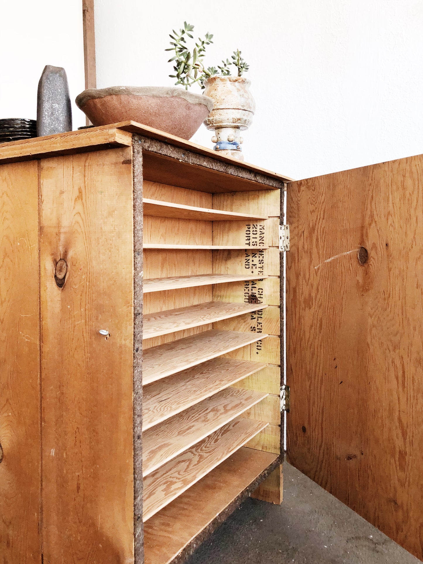 Vintage Double Sided Cabinet